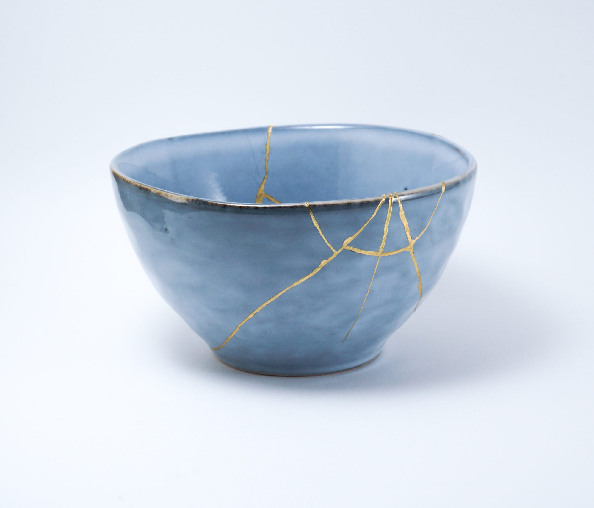 Cup repaired with kitsugi